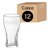 Jogo De 12 Copos Coca Cola Vidro 300ml Nadir Transparente