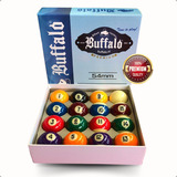 Jogo De Bolas Buffalo Sinuca Importada Premiun Faixada