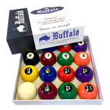 Jogo De Bolas De Bilhar / Sinuca Buffalo Faixada 54mm
