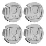 Jogo De Calotas 58mm Centro De Roda Honda Fit Civic City Wrv