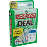 Jogo De Carta Monopoly Deal Hasbro Em Ingles Novo Lacrado