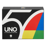 Jogo De Cartas Uno, Mattel, 50th