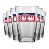 Jogo De Copos Caldereta Brahma 350ml Nadir 6 Peças - Incolor