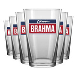 Jogo De Copos Caldereta Chopp Brahma Com 12 Peças 350ml