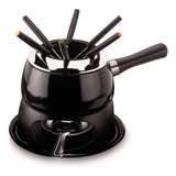 Jogo De Fondue Forma Cervinia Preto 11 Peças 801998/e