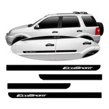 Jogo De Friso Lateral Borrachão Ford Ecosport 2004 2005 2006 2007 2008 2009 2010 2011 2012 - 4 Peças