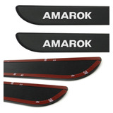 Jogo De Friso Lateral Borrachão Vw Amarok 2011 2012 2013 2014 2015 2016 2017 2018 2019 - 4 Peças