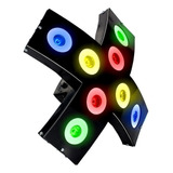 Jogo De Luz Xtreme Deltrônica 8 Canhão Par Led Festa Balada 110v/220v