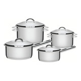 Jogo De Panelas 4pçs Solar Aço Inox Tramontina