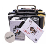 Jogo De Poker 200 Fichas E Baralhos Time Vasco