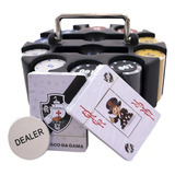 Jogo De Poker 200 Fichas E Baralhos Time Vasco
