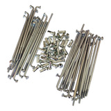 Jogo De Raio Traseiro Honda Biz 100 Cromado 4mm (allen)