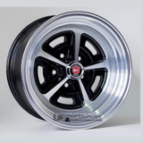 Jogo De Rodas Krmai Magnum 500 Kr M10 Diâmetro 15 Largura 7 Cor Preto Diamantado