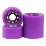 Jogo De Rodas Traxart Splats Quad 62mm X 40mm/83a Cor Violeta