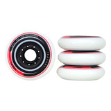 Jogo De Rodas Traxart Volt+ Branco 80mm/85a Hr Dx-006