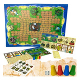 Jogo De Tabuleiro Ilha Do Tesouro Com Cartas E Acessórios