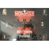 Jogo De Tabuleiro Monopoly Batman & Robin Collector's Novo