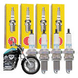 Jogo De Vela Ngk Comum Honda Vt600 Shadow 1995 A 2005