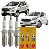 Jogo De Velas Ford Ka Ecosport 1.5 12v 3cil Dragon Flex Ngk
