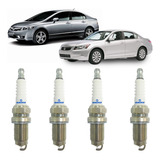 Jogo De Velas Irídium Honda New Civic 1.8 2006 A 2012 Accord