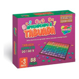 Jogo Educativo Aprendendo A Tabuada Em Madeira 100 Peças