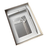 Jogo Feminino Kit Caneta Porta Perfumes E Espelho De Bolsa