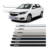 Jogo Friso Lateral Cobalt 2012 2013 2014 Branco Prata Cinza