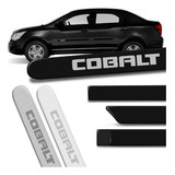 Jogo Friso Lateral Cobalt 2012 2013 2014 Branco Prata Cinza