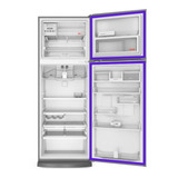 Jogo Gaxeta Borrachas Para Geladeira Brd47 (66x112 / 66x46) Cor Cinza