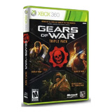 Jogo Gears Of War Triple Pack Xbox 360 Midia Fisica Epic