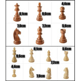 Peças de Xadrez modelo German Staunton - Prof Ailton - material de