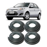 Jogo Guarnição Borracha De Vedação Fiesta Hatch Sedan - 4pçs