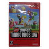 Jogo Japonês New Super Marios Bros. Nintendo Wii Orig Físico
