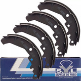 Jogo Lona Freio Traseiro Original Fiat Siena 1.0 2010 2011