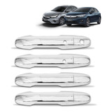 Jogo Maçaneta 2 Keyless 2023 City Hatch Aplique Cromado