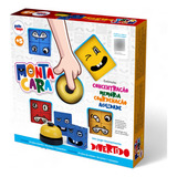 Jogo Monta Cara Educativo C/ Campainha E Cartas Agilidade