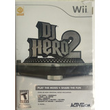 Jogo Nintendo Wii Dj Hero 2 Importado Otimo Estado