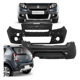 Jogo Parachoque Dianteiro Traseiro Sandero Stepway 2011 A 14