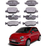Jogo Pastilha Dianteira + Traseira Fiat 500 1.4 Mex. 2011/15