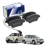 Jogo Pastilha Freio Dianteira Stilo 1.8 8v Fiat 500 1.4 