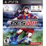 Jogo Pro Evolution Soccer 2011 Pes Ps3 Mídia Física Original