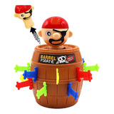 Jogo Pula Pirata Barril Grande Brinquedo Infantil