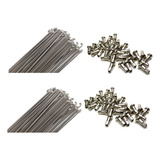 Jogo Raio Inox 300 Mm X 2.0 Caloi 10 Monark Richman 72 Pçs
