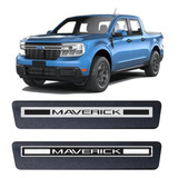 Jogo Soleira De Porta Resinada Ford Maverick Kit 4 Portas Cor Black