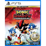 Jogo Sonic X Shadow Generations Day One Edition Ps5 Mídia Física