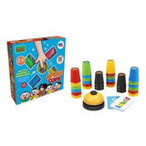 Jogo Speed Cups Infantil Copinhos Coloridos Turma Da Mônica