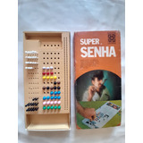 Jogo Super Senha - Grow - Falta Peças E Tampinha - Raro