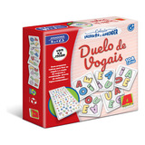 Jogo Tabuleiro Duelo De Vogais Desafio Com Letras Coleção
