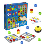 Jogo Tabuleiro Geometric Pensar Encaixar Habilidade Motora 