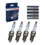Jogo Vela Ignição Bosch Sandero 1.6 16v 1.6 8v Gasolina Flex